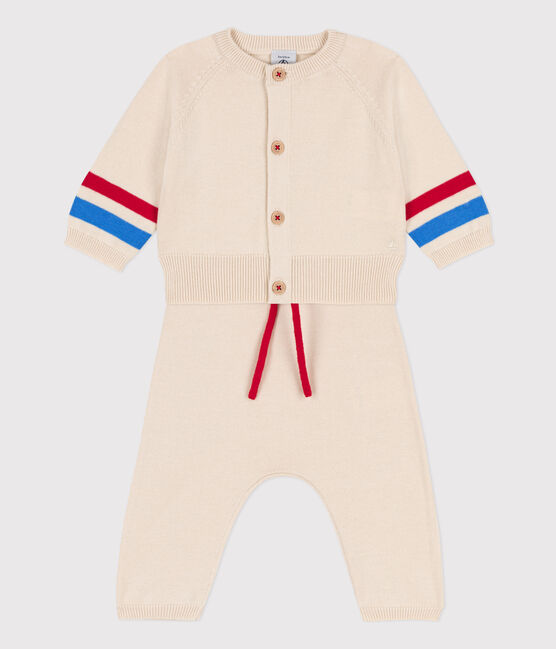 Ensemble van tricot voor baby's wit AVALANCHE/ MULTICO
