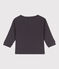 Tee-shirt manches longues bébé en maille côtelée gris DUMBO