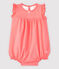 Combicourt pepsi bébé en coton biologique orange PEACHY
