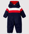 Pilootpakje babyjongen blauw SMOKING/wit MULTICO