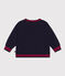 Teddy van dikke jerseystof voor baby's blauw SMOKING