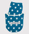 Pyjama snugfit imprimé graphique petit garçon-petite fille en coton biologique MALLARD/ ECUME