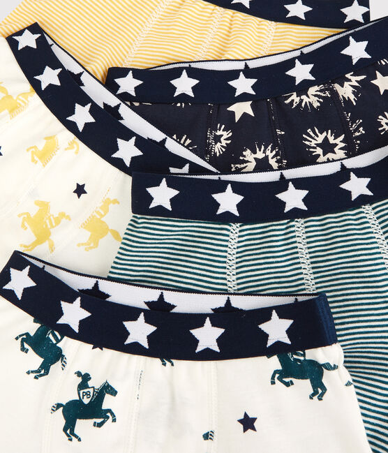 Lot de 5 boxers petit garçon en coton variante 1