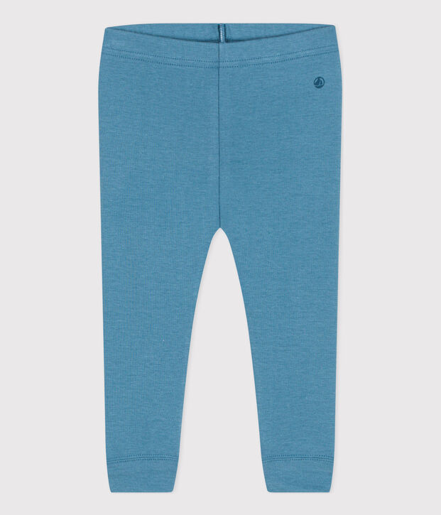 Katoenen legging voor baby's blauw