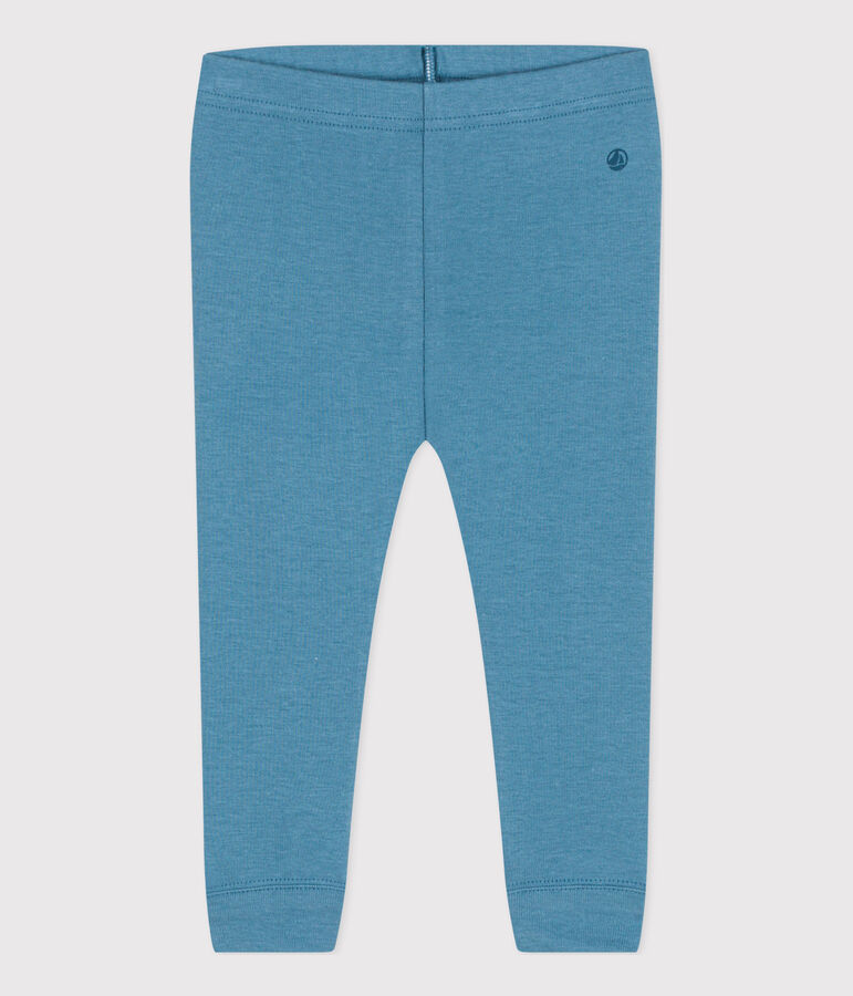 Katoenen legging voor baby's blauw