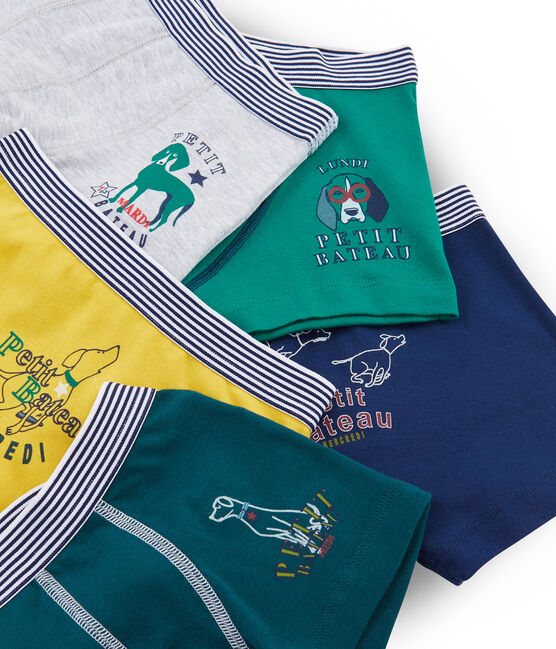 Set van 5 boxershorts voor jongens variante 1