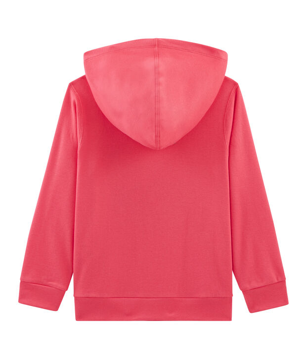 Sweater met capuchon kind roze