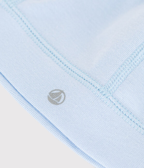 Effen katoenen babymutsje blauw TOUDOU