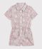 Korte kinderjumpsuit van katoen blauw/multicouleur