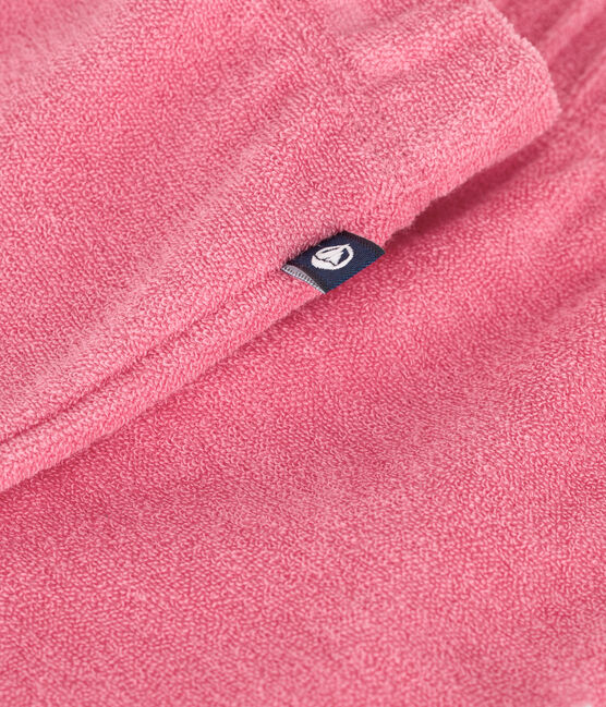 Babyshort van katoenen badstof roze PEONIA