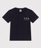 Tee-shirt en jersey léger enfant garçon bleu SMOKING