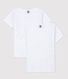Lots de 2 tee-shirts manches courtes blancs petit garçon