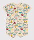 Kort pakje in jersey met print voor baby's