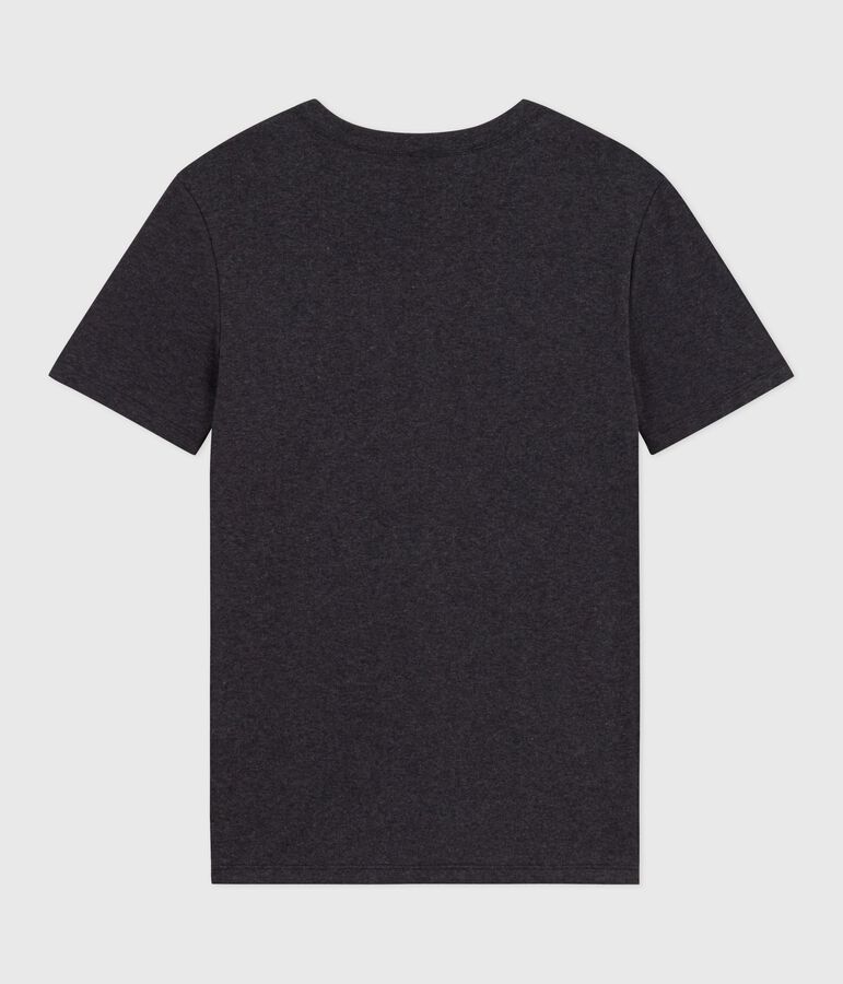 Katoenen dames-T-shirt met korte mouwen - L'Iconique grijs