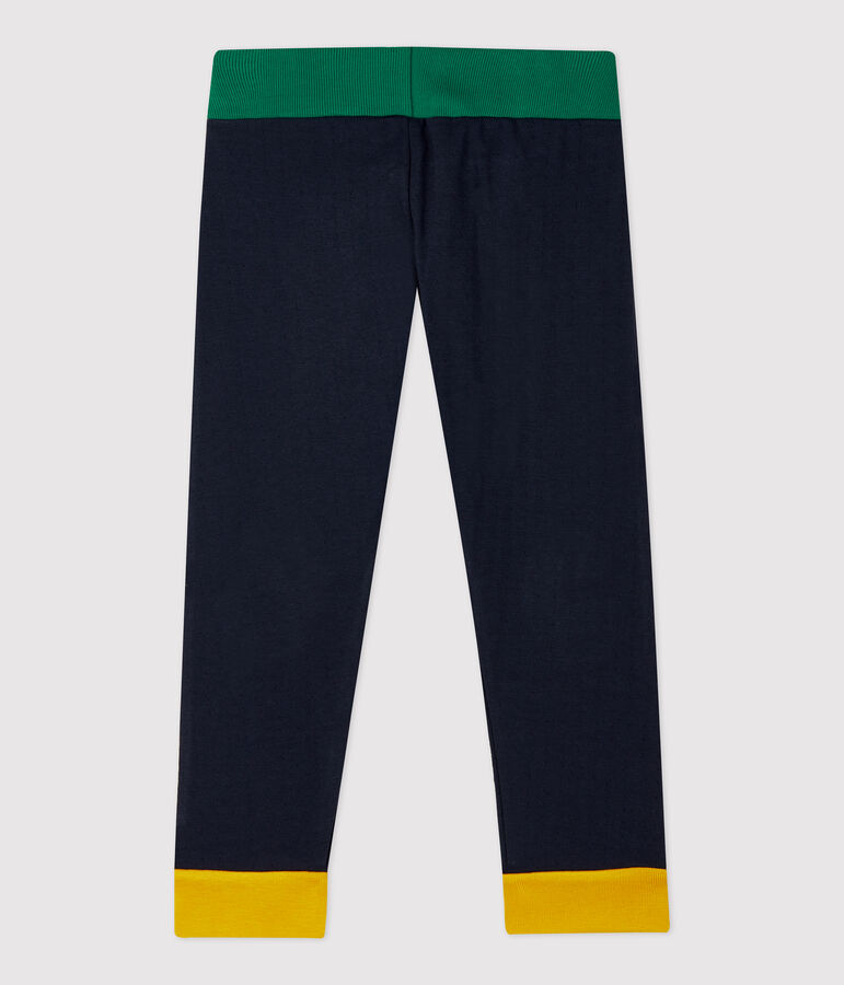 Katoenen broek baby. blauw SMOKING/wit MULTICO