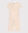 Pyjama capri imprimé fleur en coton enfant blanc AVALANCHE/ MULTICO