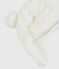 Bonnet enfant fille blanc MARSHMALLOW