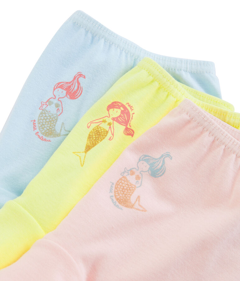 Drie shorties meisjes multicouleur