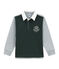 Polo rugby enfant vert SHERWOOD/blanc MULTICO