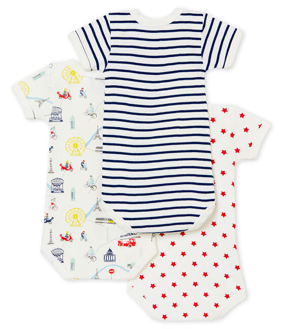 Trio de bodies manches courtes bébé garçon variante 1