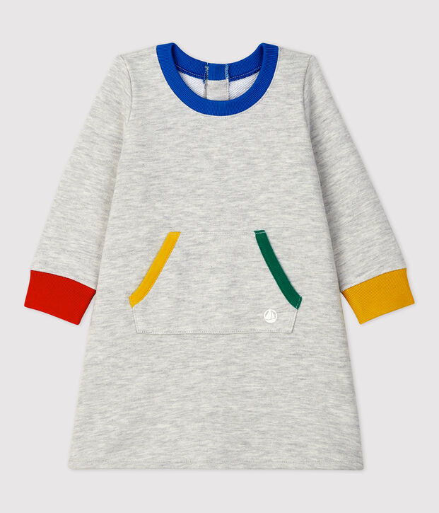 Babyjurk van molton. BELUGA CHINE