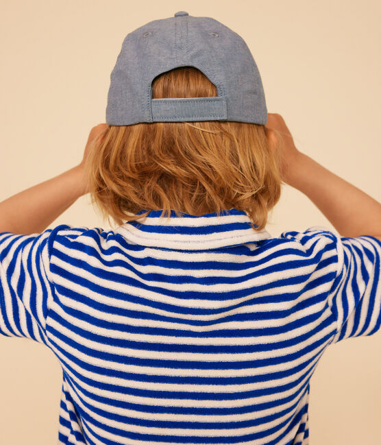 Hemelsblauw pet voor kinderen DENIM TRES CLAIR