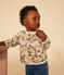 Fleece sweatshirt voor baby's wit AVALANCHE/ MULTICO