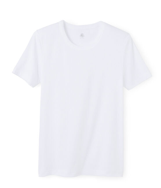 Iconisch T-shirt met lange mouwen mannen wit ECUME