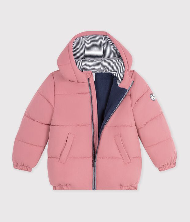 Doudoune enfant unie rose