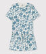 Pyjacourt fleur femme en coton