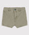 Denim babyshort groen MARECAGE