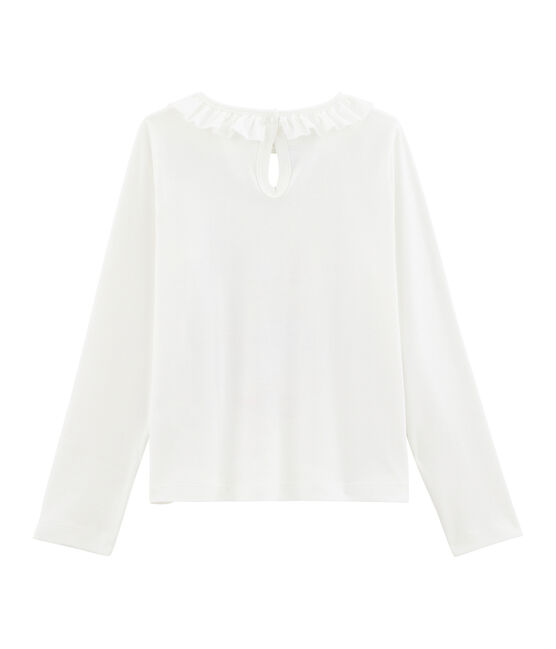 T-shirt meisjes wit MARSHMALLOW
