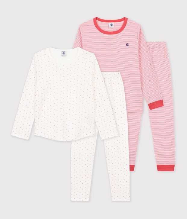 Setje met katoenen kinderpyjama's met print multicouleur