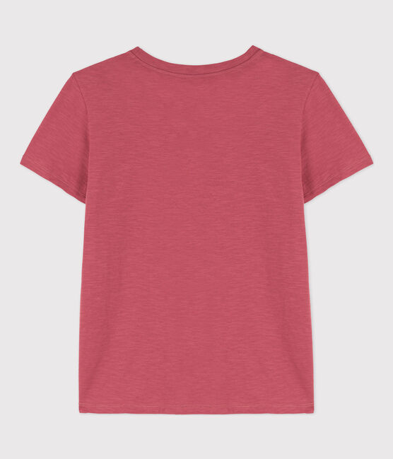LE DROIT, katoenen T-shirt voor dames met ronde hals roze PAPI