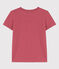 LE DROIT, katoenen T-shirt voor dames met ronde hals roze PAPI