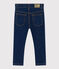 Rechte jongensbroek van denim blauw DENIM BRUT