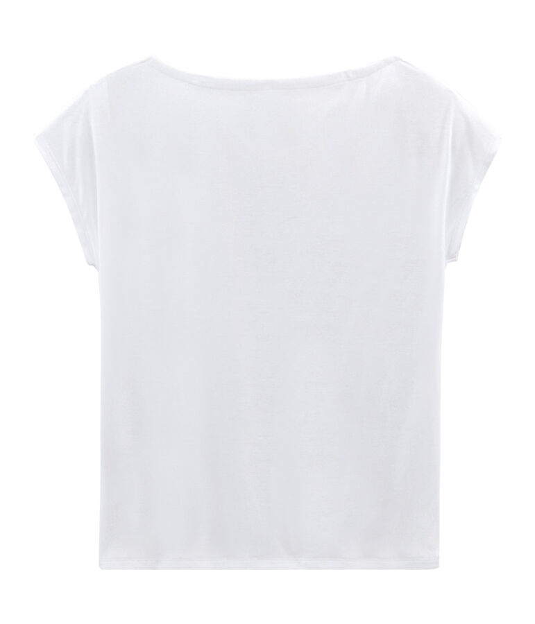Sea Island T-shirt met korte mouwen vrouwen wit ECUME