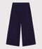 Pantalon de jogging enfant en coton bleu marine