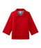 Uniseks babycaban in molton rood TERKUIT