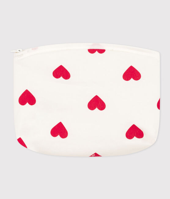 Pochette Cœurs wit MARSHMALLOW/rood TERKUIT