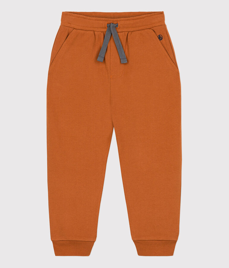 Molton joggingbroek voor meisjes / jongens bruin ECUREUIL