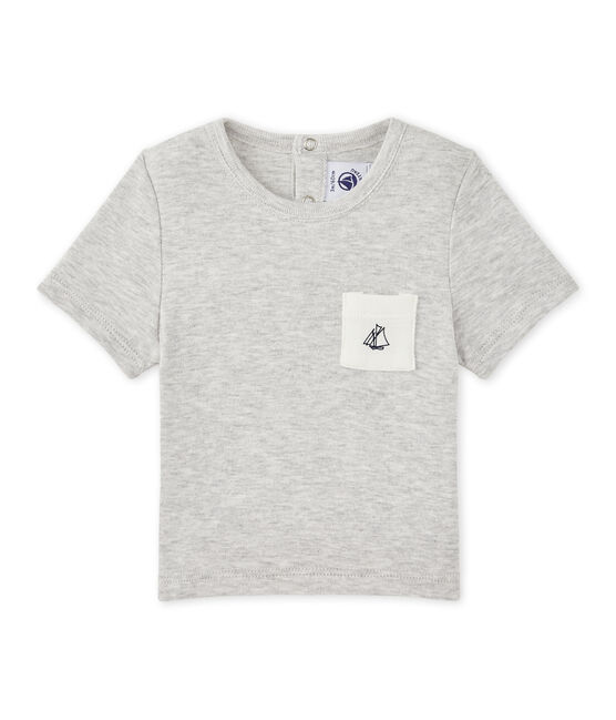 Tee-shirt bébé garçon uni gris BELUGA CHINE
