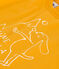 T-shirt met lange mouwen in jersey voor baby's geel BOUDOR