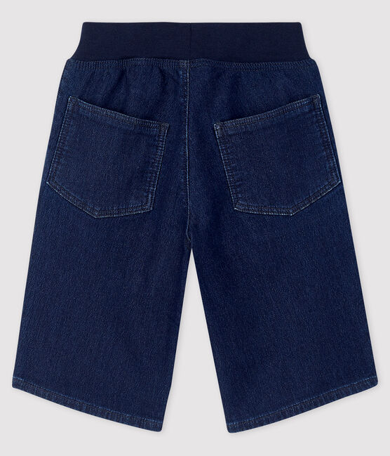 Bermuda enfant garçon bleu DENIM BLEU FONCE
