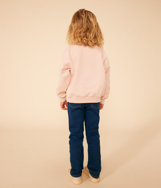 Sweatshirt en molleton enfant fille rose SALINE
