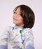 Kinderpyjama van fleece met drakenprint wit/multicouleur