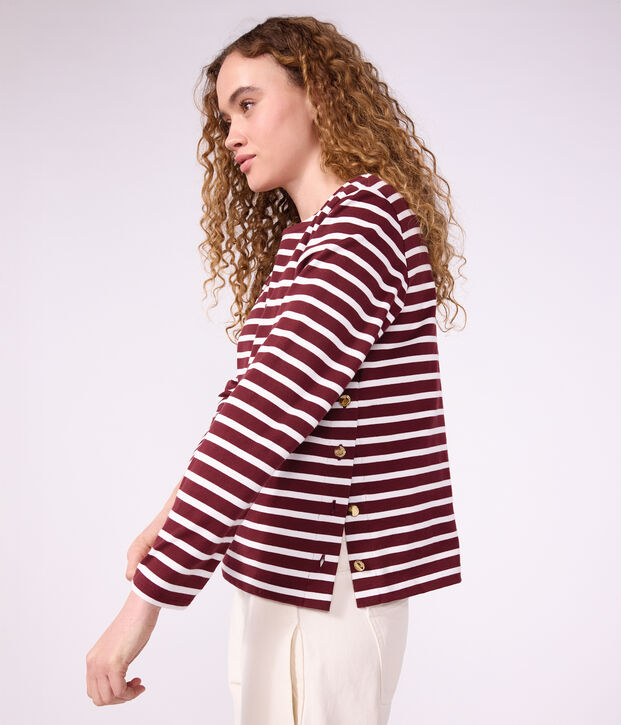 Marinetrui voor dames rood/wit