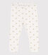 Legging bébé en coton imprimé fleuri
