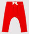 Pantalon en jersey épais bébé rouge PEPS