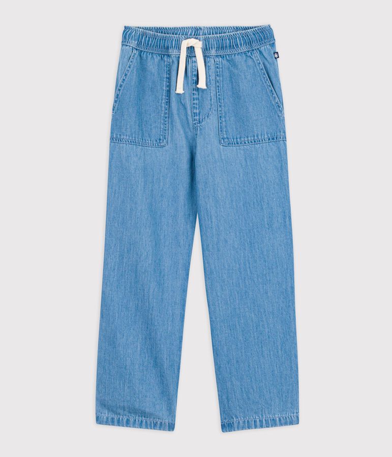 Kinderbroek van denim blauw